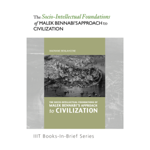 The Socio-Intellectual Foundations of Malek Bennabi's Approach to Civilization